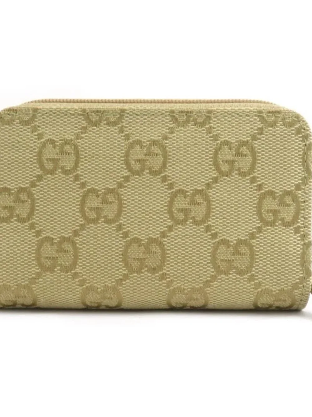 Auth GUCCI Key Case Card Case Holder Light Khaki GG Canvas/Metal - e61077a - Picture 2 of 11